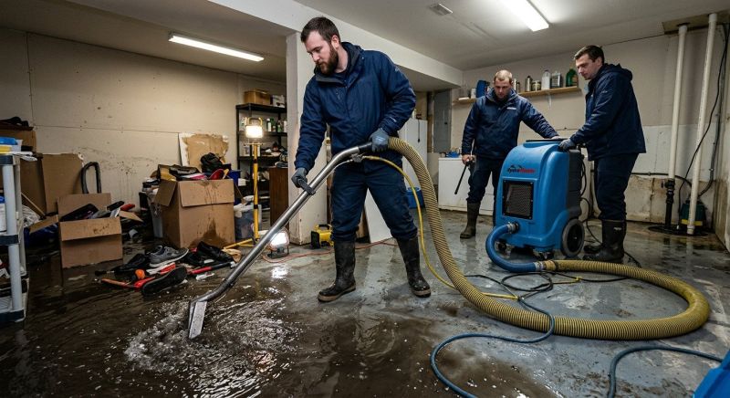 Basement Water Extraction in Gilbert, AZ