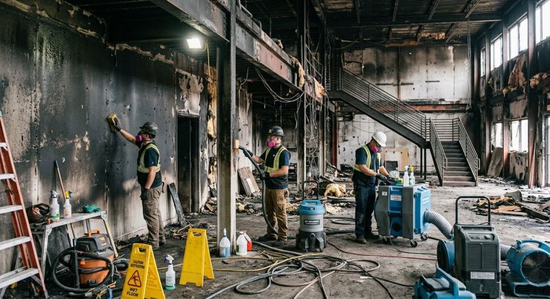 Commercial Fire Restoration in Austin, TX