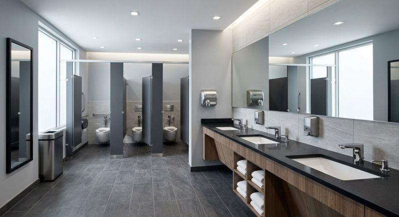Industrial Bathroom Renovation in North Charleston, SC