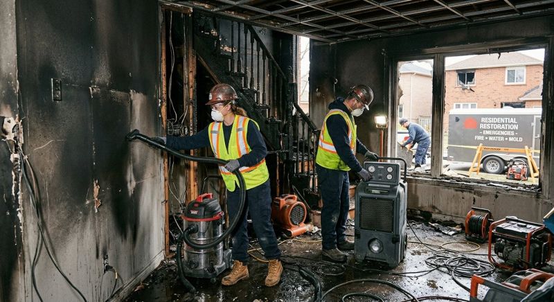 Residential Fire Restoration in Gilbert, AZ