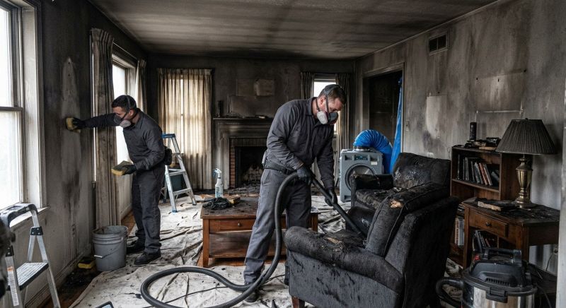 Smoke Damage Removal in Santa Rosa, CA