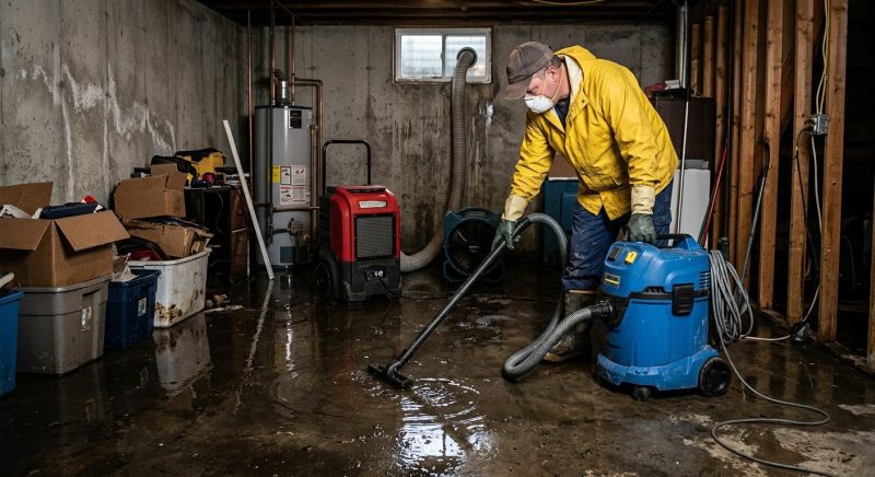 Basement Water Cleanup in Chandler, AZ
