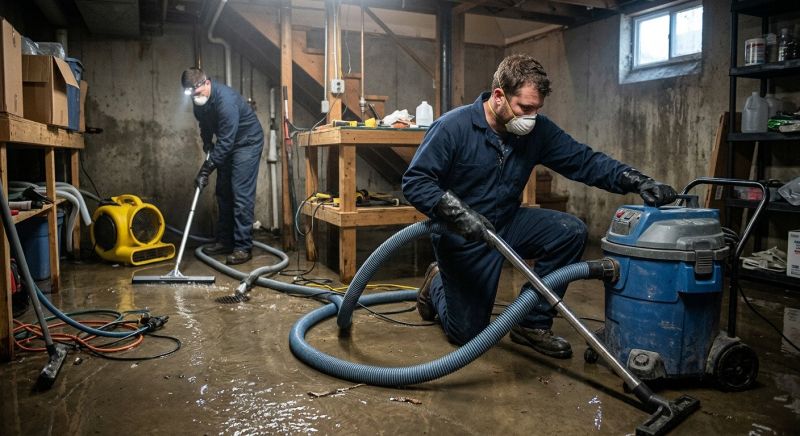 Basement Water Extraction in Gilbert, AZ