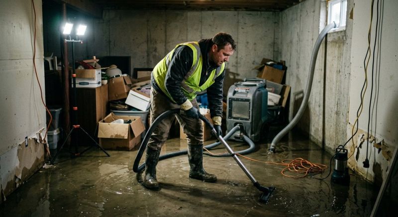 Basement Water Mitigation in Chandler, AZ