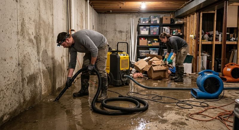 Basement Water Removal in Chandler, AZ
