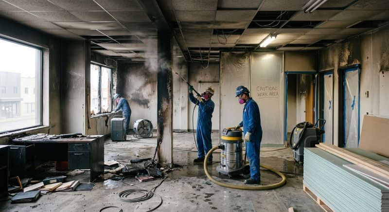 Commercial Fire Restoration in Mesa, AZ