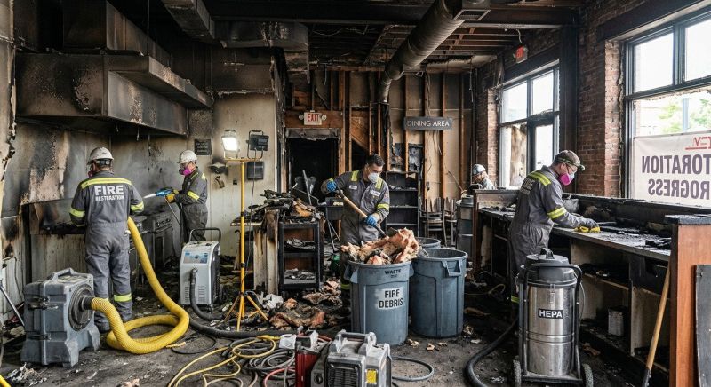 Commercial Fire Restoration in Gilbert, AZ