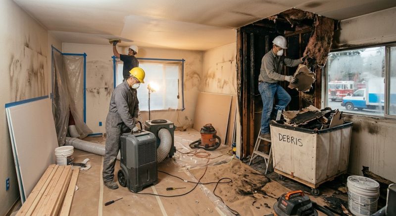 Fire Damage Cleanup in Marin County, CA
