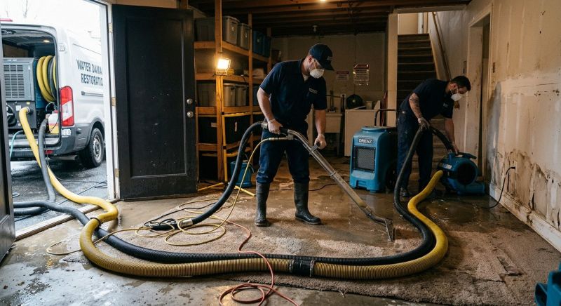 Flood Damage Cleanup in Mesa, AZ