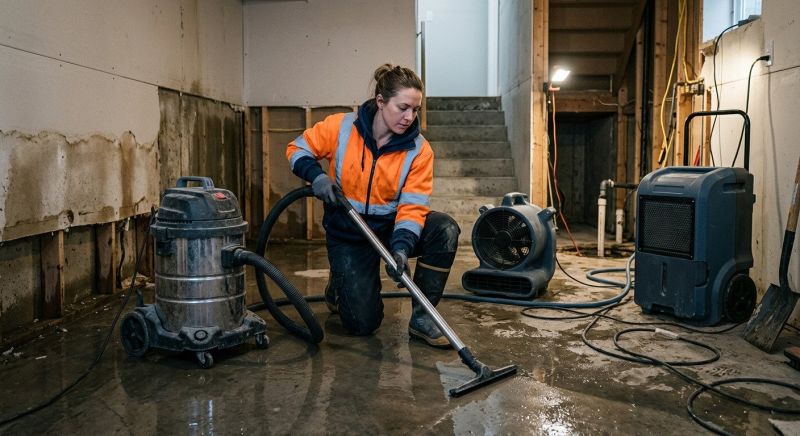Flooded Basement Cleanup in Scottsdale, AZ