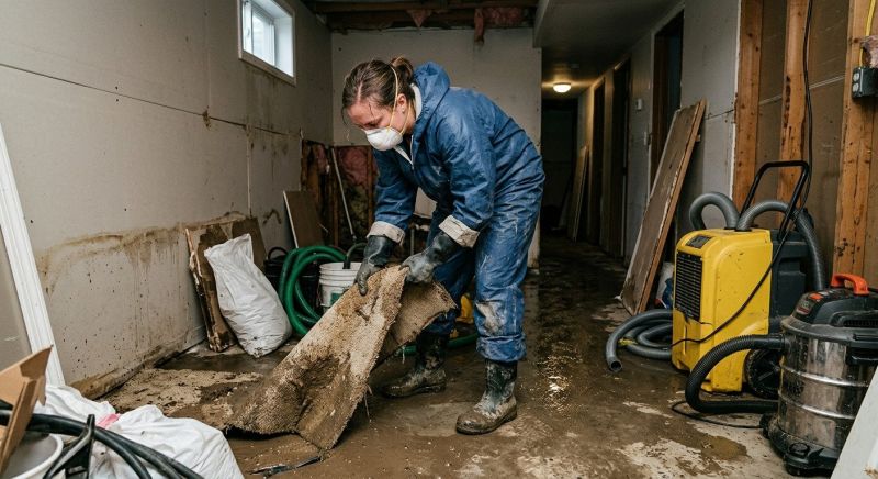 Flooded Basement Cleanup in Gilbert, AZ
