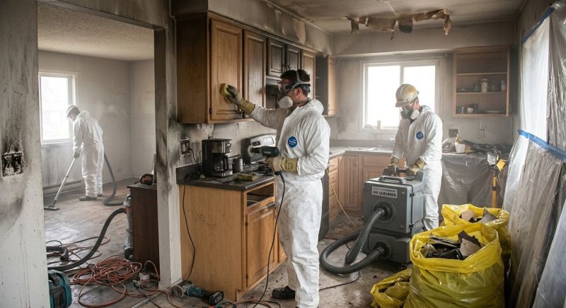 Residential Fire Restoration in Sonoma County, CA