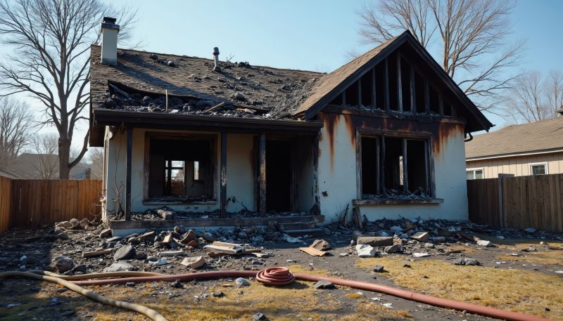 Residential Fire Restoration in Sonoma County, CA