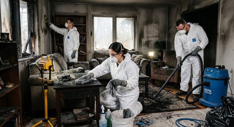 Soot Damage Cleanup in Gilbert, AZ